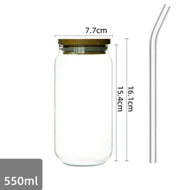 High Borosilicate Glass Cup With Lid