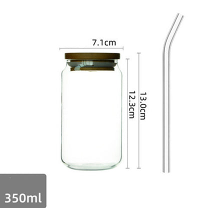 High Borosilicate Glass Cup With Lid