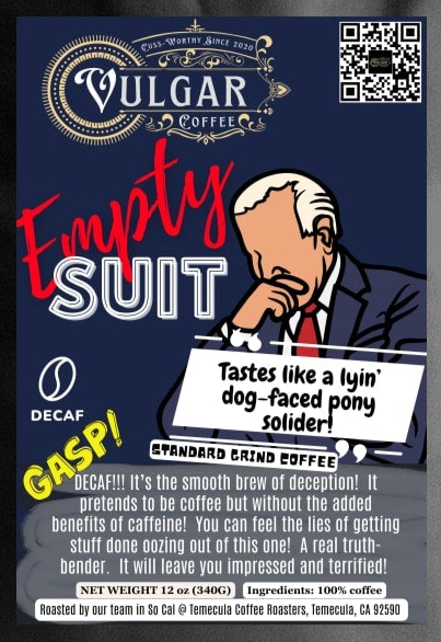 EMPTY SUIT - Vulgar Coffee LLC